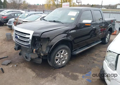 2013 Ford F-150 Lariat из США, поврежденный, VIN 1FTFW1CFXDKG07029